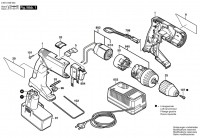 Bosch 0 601 946 642 GSR 9,6 VPE-2 Cordless Drill Driver 9.6 V / GB Spare Parts GSR9,6VPE-2